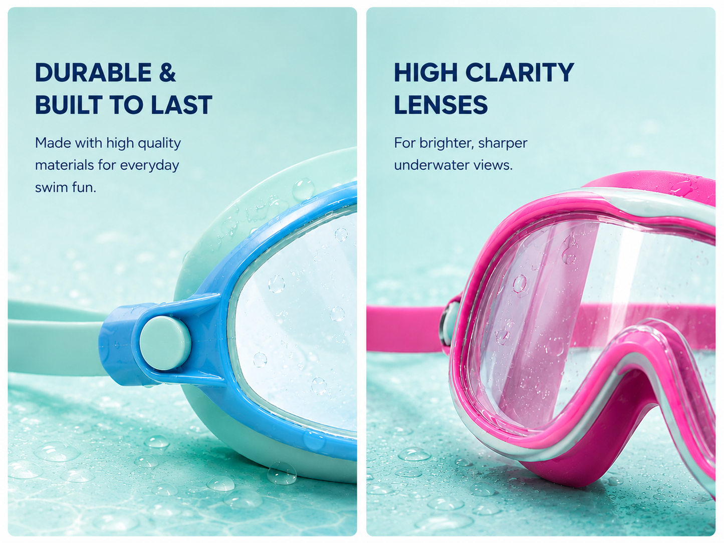 ZAFSwim™ Kids Swim Goggles | Leak-Proof & Anti-Fog