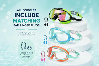 ZAFSwim™ Kids Swim Goggles 2 Pack